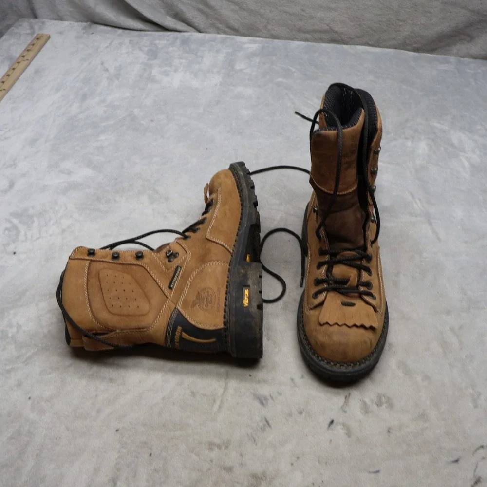 Georgia Boot Men 9M Logger Boot Brown 8